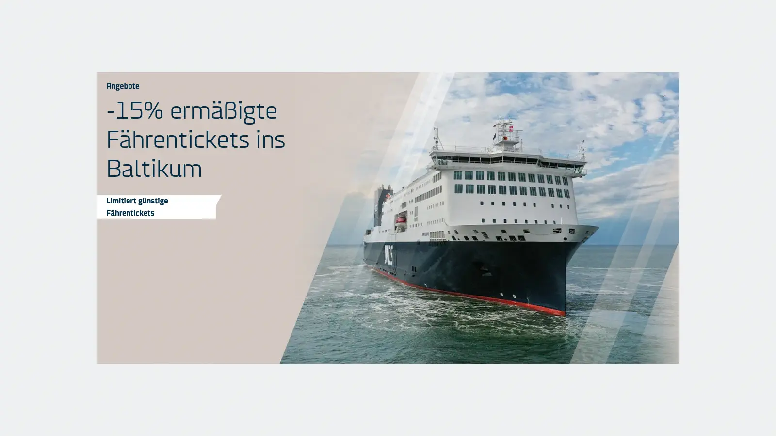 Descuento DFDS Baltic - 15% de descuento en billetes de ferry a Lituania