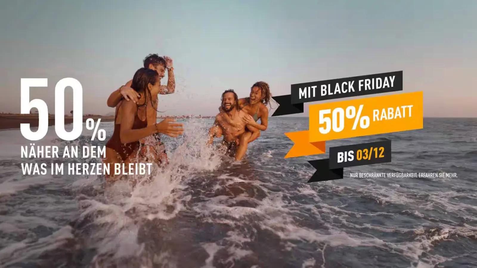 Grandi Navi Veloci GNV - Black Friday 2024 con 50% de descuento en todas las conexiones de ferry