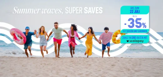 GNV Sommerangebot mit bis zzu 35% Rabatt.