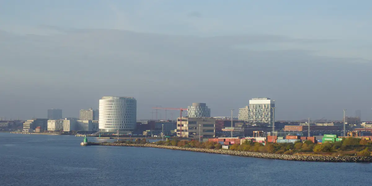 Ferry a Copenhague, capital de Dinamarca