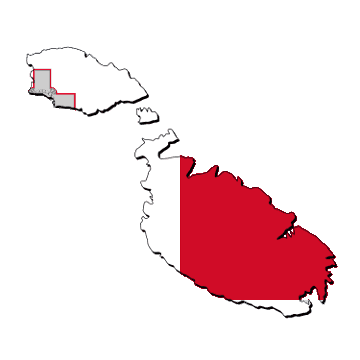Mapa y bandera de Malta