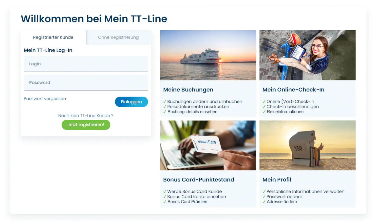 Mi login TT-Line