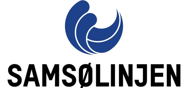 Logotipo de la empresa naviera Samsølinjen