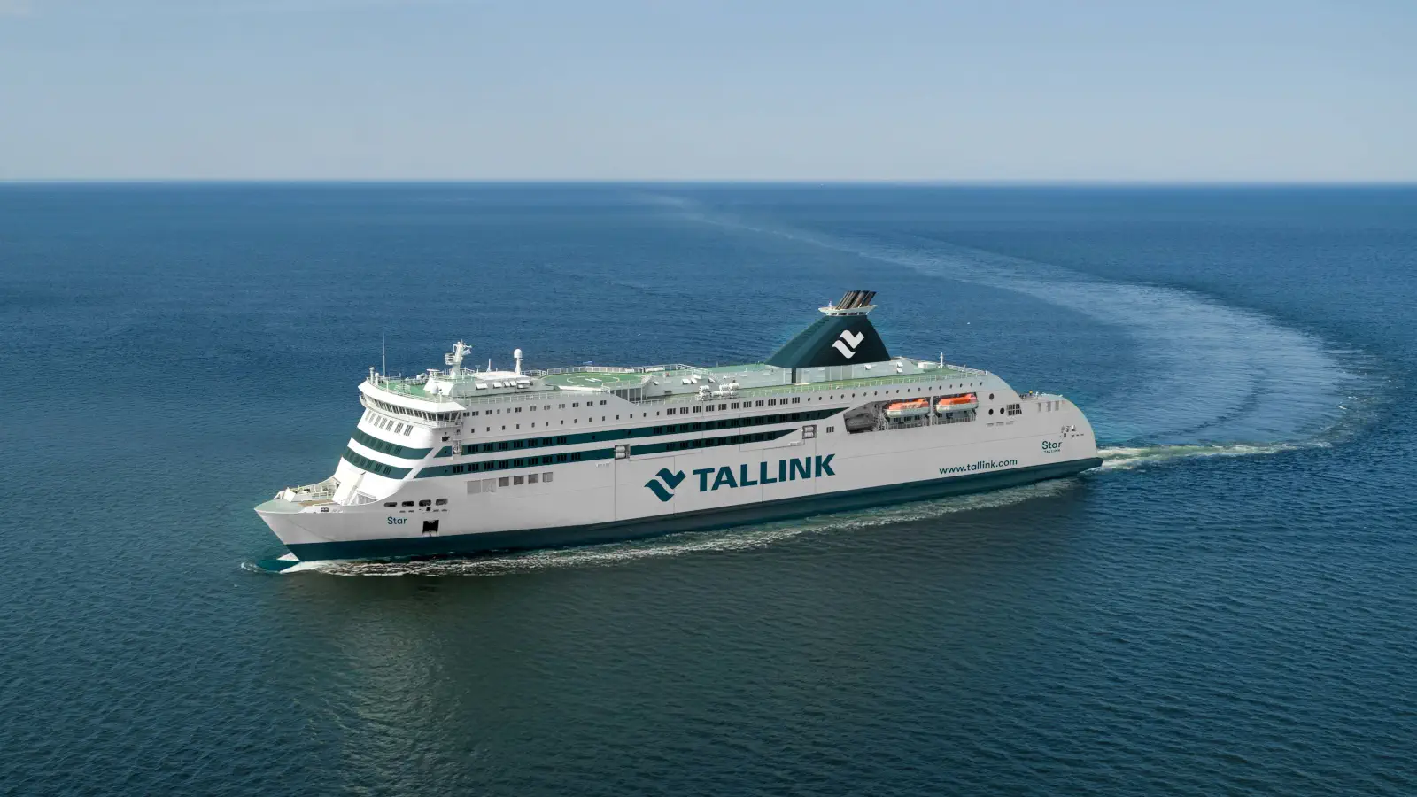 Ferry El Tallink Star está desplegado en la ruta Kapellskär-Paldiski.
