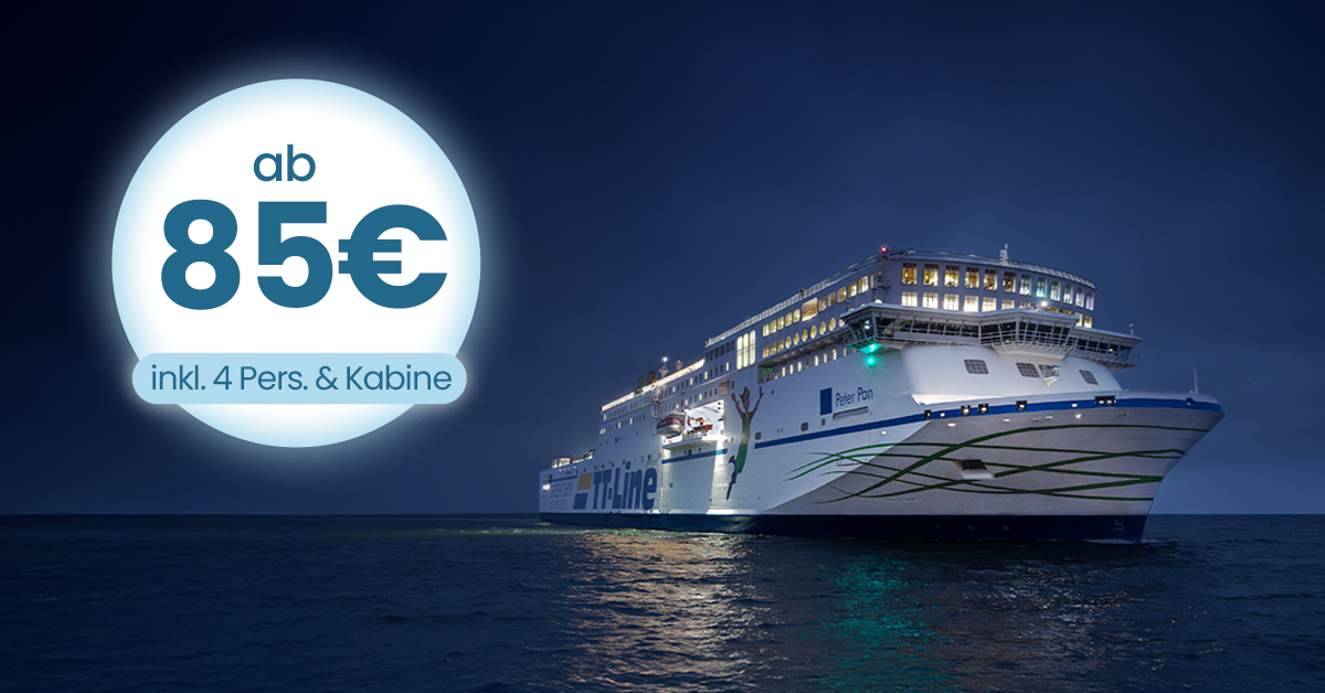 TT-Line Black Week 2025 - viaja a Suecia con hasta 4 personas a partir de 85 euros