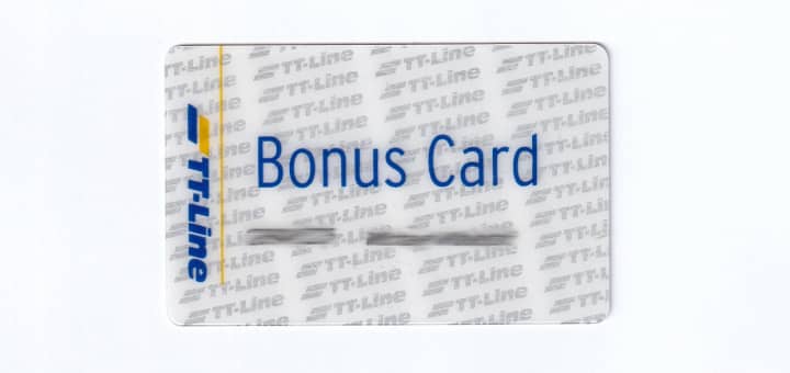 TT-Line Tarjeta de bonificación